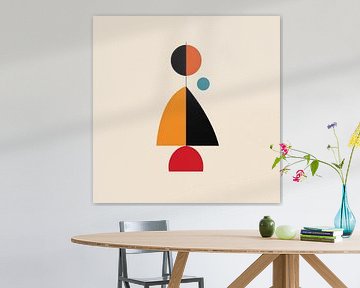 Moderne vrouw geometrisch van The Xclusive Art