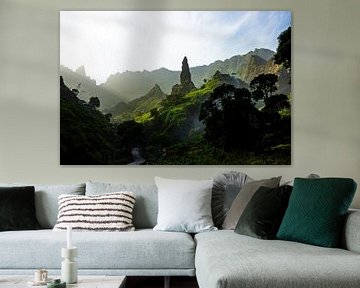 Xôxô valley on the tropical island of Santo Antão, Cape Verde by mitevisuals