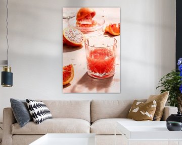 Blood orange juice by Emerald Food Photography