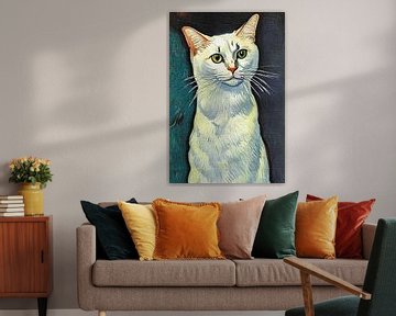 Van Gogh cat Part 2 by Maud De Vries