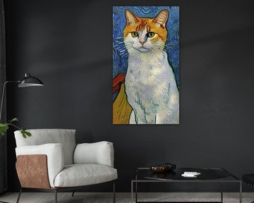 Van Gogh cat Part 3 by Maud De Vries