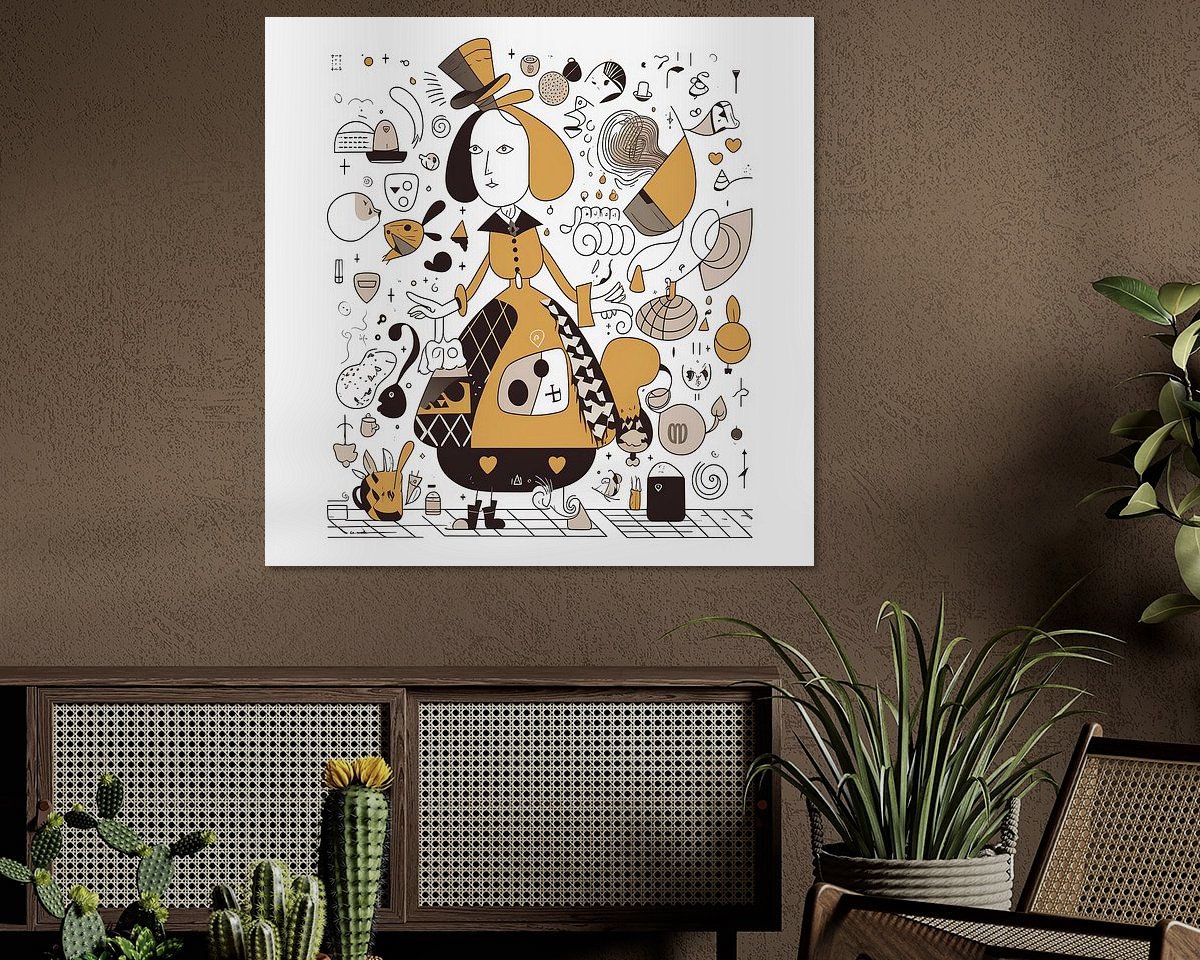 Example of the artwork in a room
