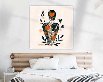 L'amour de la nature sur Vlindertuin Art