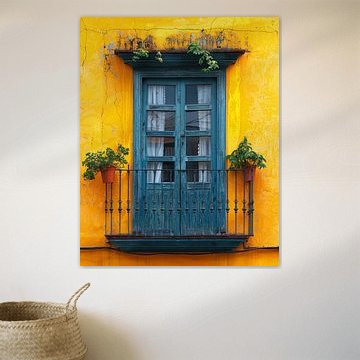 Une nouvelle floraison sur un vieux balcon sur ByNoukk