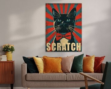 Kras - Politieke Kattenkunst nr.3 van Vincent the Cat
