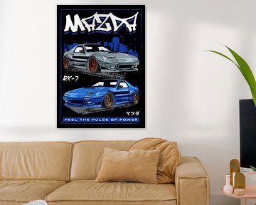 Mazda RX-7 JDM auto van Adam Khabibi