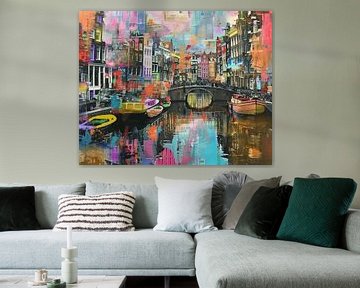 Amsterdam canals by C Dekker