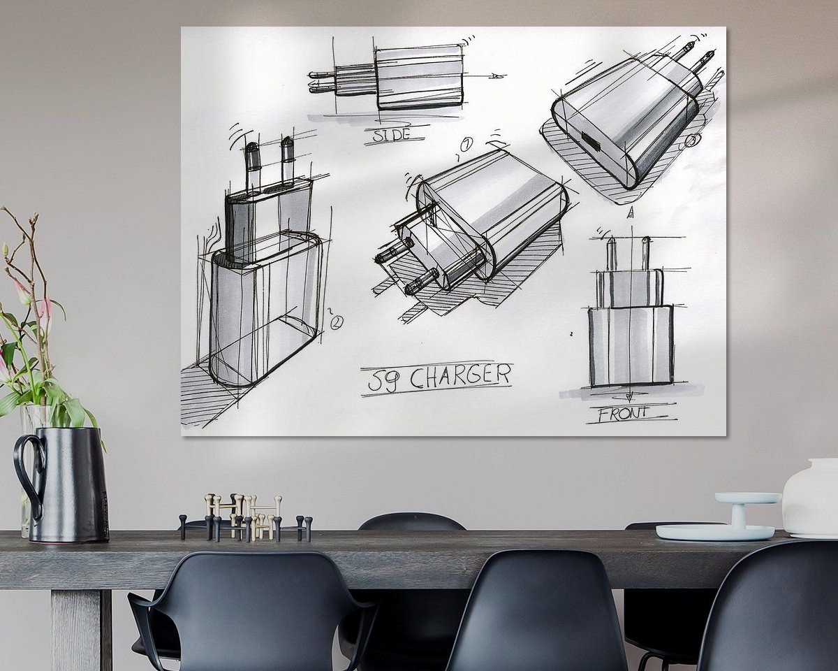 Example of the artwork in a room