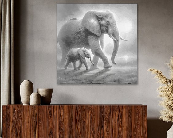 Example of the artwork in a room