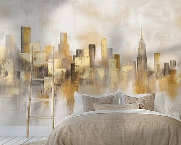 Stad Abstract van ARTEO Schilderijen