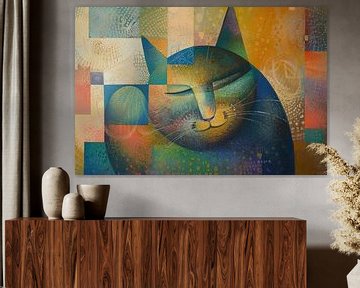 Schilderij Poes van De Mooiste Kunst