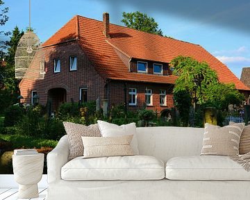 Boerderij in de Lüneburger Heide van Gisela Scheffbuch