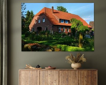 Farm House in the Luneburg Heath van Gisela Scheffbuch