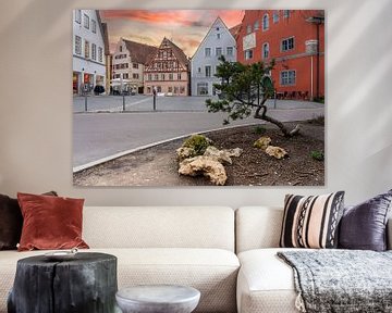 Straße in der Altstadt von Nördlingen in Bayern von Animaflora PicsStock