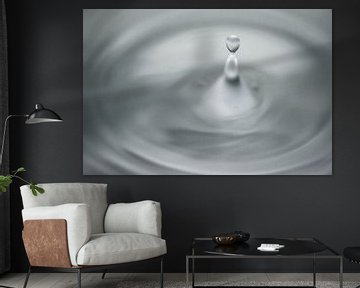 Abstracte waterdruppel van Tonko Oosterink