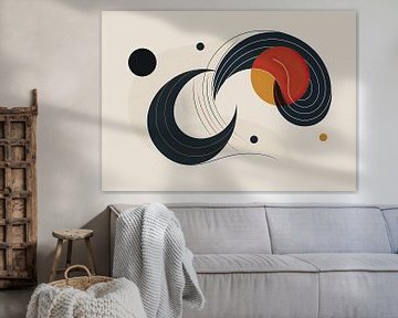 Bauhaus Japandi Abstract by Art Whims