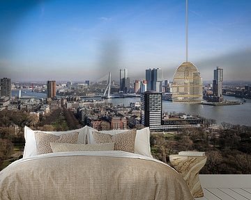 Blick vom Euromast, Erasmusbrücke Rotterdam