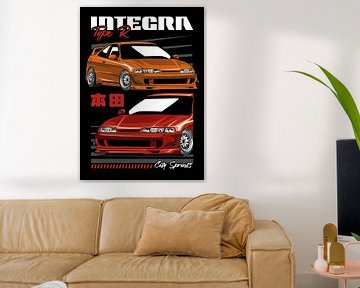 Honda Integra Type R DC2 JDM auto van Adam Khabibi