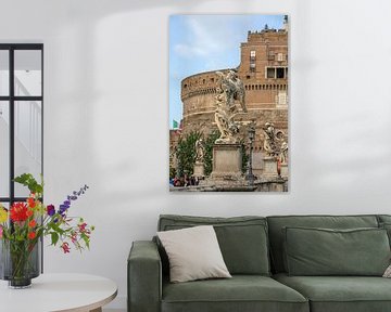 Engelenbeeld op de Ponte Sant'Angelo in Rome van t.ART