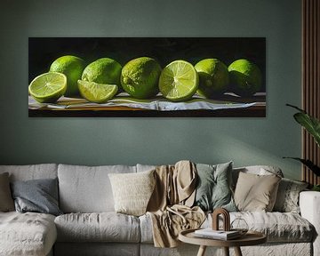 Painting Lime by Blikvanger Schilderijen