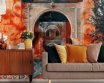 Moroccan door by haroulita