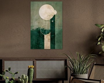 Mond abstrakte moderne Kunst von haroulita