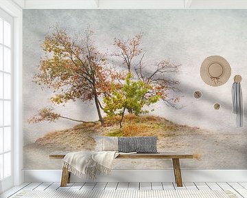 Dune landscape in high key by Jeroen Lagerwerf