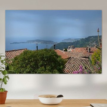 Uitzicht vanaf Èze bij Nice