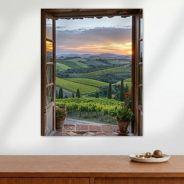 Vues de la Toscane sur Studio Allee