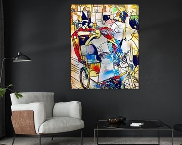 Kandinsky meets Copenhagen #4 by zam art