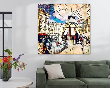 Kandinsky meets Copenhagen #5 by zam art