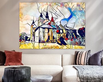 Kandinsky meets Copenhagen #7 by zam art