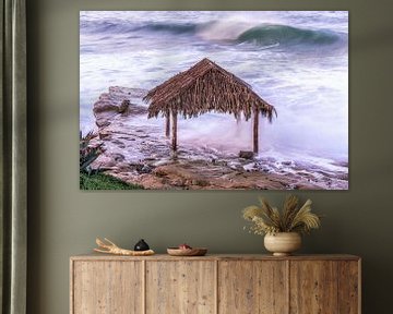 Breaking Surf By The Surf Shack sur Joseph S Giacalone Photography