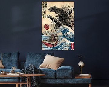 Orca In Japan Woodblock