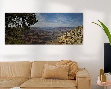 Panorama van de Grand Canyon van Bart van Wijk Grobben