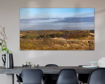 Uitzicht op de duinen en de Noordzee van Yanuschka Fotografie | Noordwijk