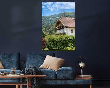 Splendeur des Alpes : Une maison au milieu des montagnes sur Xander Broekhuizen