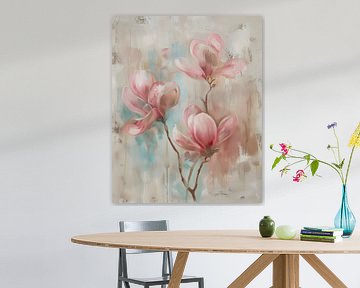 Fleurs de Magnolia sur But First Framing
