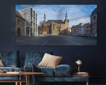 Aachen Town Hall in the morning light by Rolf Schnepp