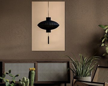 Japanese lamp by But First Framing