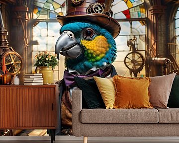 Steampunk-Sittich von KunstenAIr