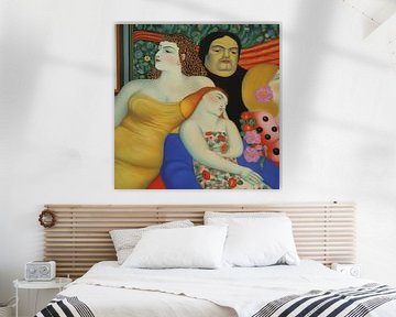 Klimt meets Botero van Ton Kuijpers