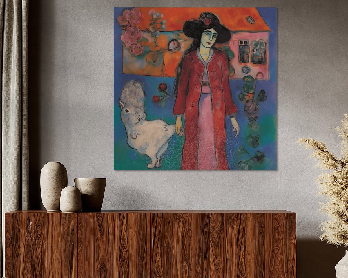 Example of the artwork in a room