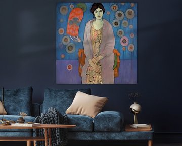 Klimt meets Modigliani by Ton Kuijpers