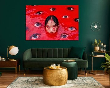 In the Red Sea of Eyes by Frank Daske | Foto & Design