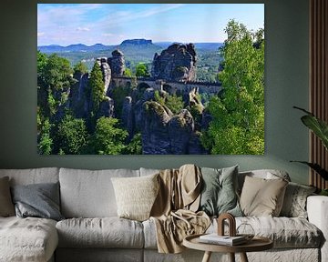 The Bastei bridge by Ingo Laue