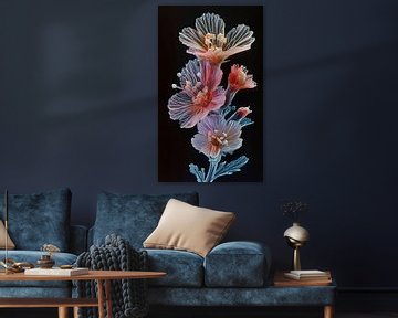 Kristal bloemen 2 van DNH Artful Living