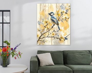 Bird among the Flowers by But First Framing