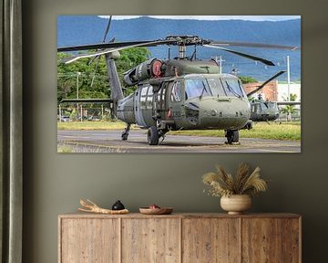 Colombiaanse Sikorsky UH-60L Black Hawk.