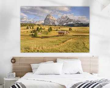 L'automne sur l'Alpe de Siusi sur Michael Valjak